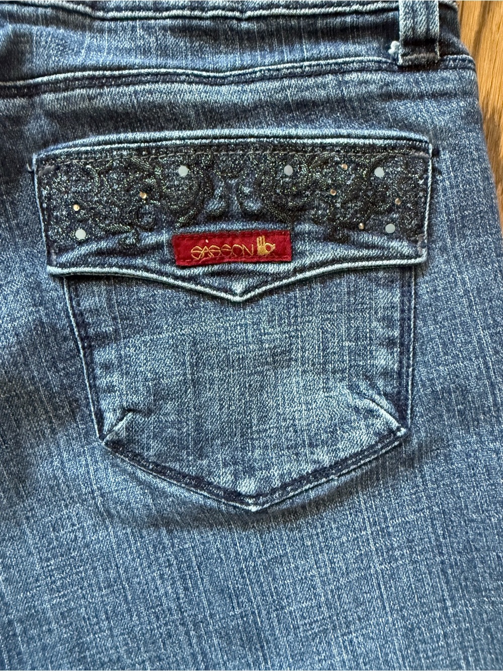 Johnny Was x Sassoon Ooh La La Bootcut Boogie Embellished Jeans W 10. New.